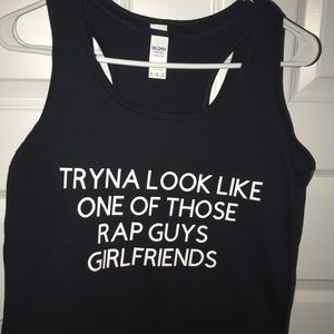 Graphic tank top